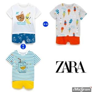 SOLD Lot 6 Pcs Zara baby boy outfits pants 6-9M